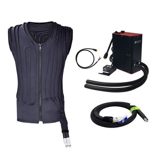 COMPCOOLER 12V 120W Handcarry Liquid Heating System with V-Neck Vest