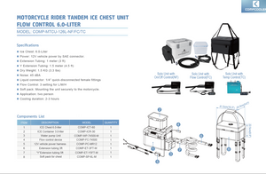 COMPCOOLER Motorcycle Rider Solo Convert to Tandem