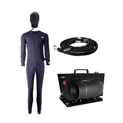 COMPCOOLER Racing Driver Cooling Unit PRO 400W with Fire Resistant Full Body Garment