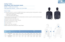 Load image into Gallery viewer, COMPCOOLER Cooling T-shirt Long Sleeve with Detachable Hoodie